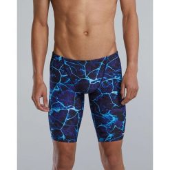Spodenki treningowe do kolan TYR Synapse 420 - jammery. Niebieskie szorty sportowe męskie TYR, bez wzorów, sportowe. Za 219.00 zł.
