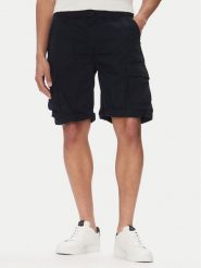 Aeronautica Militare Szorty materiałowe 251BE250CT3501 Granatowy Regular Fit. Niebieskie szorty męskie Aeronautica Militare, bez wzorów, z bawełny. Za 449.99 zł.