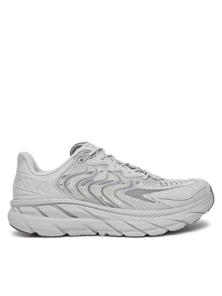 Hoka Sneakersy Clifton LS 1141550 Szary. Szare buty sportowe na co dzień męskie HOKA, m, bez wzorów, ze skóry, bez ramiączek, bez kaptura. Za 499.99 zł.