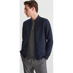 Bluza z prążkowanej dzianiny - Granatowy. Bluzy nierozpinane męskie marki Reserved. Za 139.99 zł.
