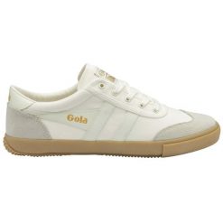 Sneakersy Gola Badminton. Białe buty sportowe na co dzień męskie Gola, m, bez wzorów, eleganckie, bez ramiączek, bez kaptura. Za 358.50 zł.