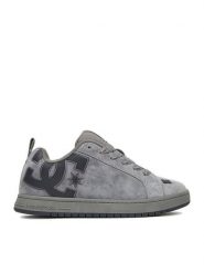 DC Sneakersy CEO-V5-10116 Szary. Szare buty sportowe na co dzień męskie DC, m, bez wzorów, ze skóry, bez ramiączek, bez kaptura. Za 279.99 zł.
