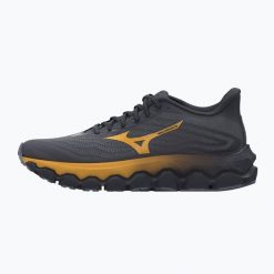 Buty do biegania męskie Mizuno Wave Horizon 8 blue. Niebieskie buty do biegania męskie Mizuno, bez wzorów, bez zapięcia, do biegania, mizuno wave. Za 549.99 zł.