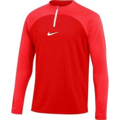 Męska Bluza Academy DriFIT Drill. Czerwone bluzy nierozpinane męskie Nike, m, bez wzorów, bez ramiączek, bez kaptura. Za 197.99 zł.