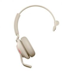 Słuchawki nauszne bezprzewodowe Jabra Evolve2 65 UC Mono Link380a, beige. Brązowe słuchawki bluetooth Jabra. Za 512.99 zł.