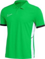Koszulka męska Nike Dri-Fit Academy 25 SS Polo zielona FZ9759 329 M. Zielone koszulki polo męskie Nike, m, bez wzorów, bez kołnierzyka, bez ramiączek. Za 217.44 zł.