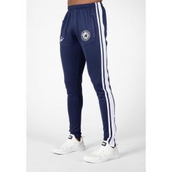 Stratford Track Spodnie - Granatowy. Niebieskie spodnie dresowe męskie GORILLA WEAR, bez wzorów, z dresówki. Za 212.00 zł.
