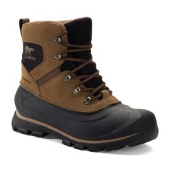 Buty trekkingowe męskie Sorel Buxton Lace. Czarne buty trekkingowe męskie Sorel, na zimę, bez wzorów, bez zapięcia. Za 598.99 zł.