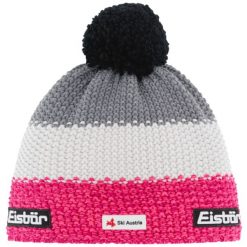 Czapka dla dorosłych Star Pompon MU SKA. Czerwone czapki męskie Eisbar, bez wzorów, z poliesteru, retro. W wyprzedaży za 194.93 zł.