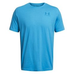 Męska Koszulka Sportowa. Niebieskie t-shirty sportowe męskie Under Armour, m, bez wzorów, sportowe, bez ramiączek. Za 142.99 zł.