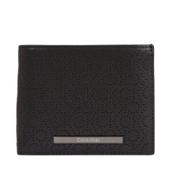Portfel Calvin Klein. Czarne portfele męskie Calvin Klein, bez wzorów. Za 279.99 zł.