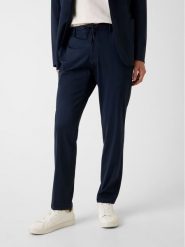 Guess Spodnie materiałowe 180429 Niebieski Regular Fit. Niebieskie spodnie na co dzień męskie Guess, z aplikacjami, z materiału. Za 469.99 zł.