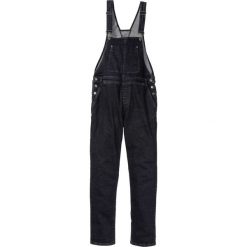 Dżinsy ogrodniczki ze stretchem Loose Fit Tapered bonprix czarny "stone used". Jeansy męskie marki bonprix. Za 79.99 zł.