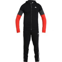 Adidas Performance Dres black/red/solid grey. Czarne komplety dresowe męskie adidas Performance, z bawełny, sportowe. W wyprzedaży za 367.20 zł.