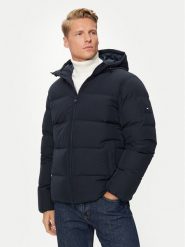 Tommy Hilfiger Kurtka puchowa MW0MW36599 Granatowy Regular Fit. Niebieskie kurtki męskie Tommy Hilfiger, m, bez wzorów, z puchu, bez ramiączek, bez kaptura. Za 1,119.00 zł.
