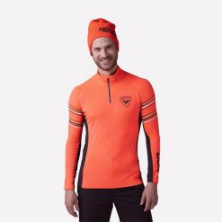 Bluza Rossignol Hero Classique 1/2 Zip pomarańczowa. Czerwone bielizna termoaktywna męska Rossignol, m, bez wzorów, bez ramiączek, narciarskie. W wyprzedaży za 379.00 zł.