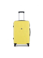 Semi Line Walizka średnia T5619-4 Żółty. Żółte walizki męskie Semi-line, bez wzorów, z tworzywa sztucznego, średnie. Za 169.99 zł.