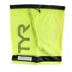 Worek plecak pływacki unisex Tyr Alliance Big Mesh Mummy. Czarne plecaki męskie TYR, bez wzorów, z meshu. Za 129.99 zł.