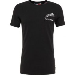 Plein Sport Tshirt z nadrukiem black. Czarne t-shirty męskie Plein Sport, z nadrukiem, z bawełny, sportowe. Za 869.00 zł.