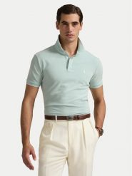 Polo Ralph Lauren Polo 710963494005 Zielony Custom Slim Fit. Zielone koszulki polo męskie Polo Ralph Lauren, m, bez wzorów, z bawełny, bez kołnierzyka, bez ramiączek. Za 379.99 zł.