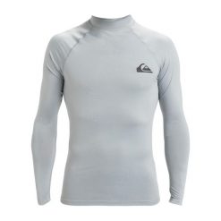 Koszulka surfingowa z długim rękawem UPF 50 dla Mężczyzn EVERYDAY Szary. Szare koszulki męskie z długim rękawem Quiksilver, m, bez wzorów, z elastanu, sportowe, bez kołnierzyka, bez ramiączek. Za 149.99 zł.