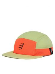 Compressport Czapka z daszkiem XHWU7926042TU Zielony. Zielone czapki męskie Compressport, bez wzorów, z materiału, sportowe. Za 129.99 zł.