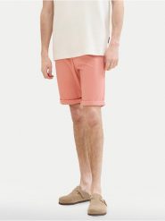 Tom Tailor Szorty materiałowe 1040227 Różowy Slim Fit. Czerwone szorty męskie Tom Tailor, bez wzorów, z bawełny. Za 139.99 zł.