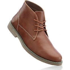 Kozaki sznurowane bonprix koniakowy. Buty zimowe męskie marki bonprix. Za 54.99 zł.