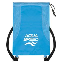 Worek na sprzęt plecak Aqua Speed Mesh Backpack. Niebieskie plecaki męskie Aqua-Speed, bez wzorów, z meshu. Za 39.99 zł.