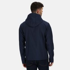 Softshell Z Kapturem Męski Venturer. Czarne kurtki softshell męskie Regatta, m, bez wzorów, z softshellu, z kapturem, trekkingowe. Za 171.99 zł.