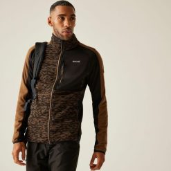 Bluza męska rozsuwana Oakar. Brązowe bluzy z polaru męskie Regatta, m, bez wzorów, z dzianiny, sportowe, bez ramiączek, bez kaptura. W wyprzedaży za 199.99 zł.