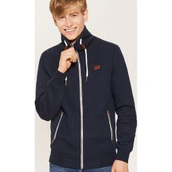 Bluza z wysokim kołnierzem - Granatowy. Bluzy nierozpinane męskie marki House. Za 129.99 zł.
