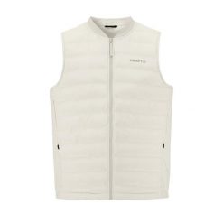 Kurtka puchowa bez rękawów Craft Subz 4. Białe kurtki męskie Craft, m, bez wzorów, z puchu, bez ramiączek, bez kaptura. Za 469.50 zł.