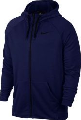 Nike Bluza męska Dry Hoodie Fz Fleece granatowa r. 2XL (860465 492). Bluzy nierozpinane męskie Nike, m, bez wzorów, bez ramiączek, bez kaptura. Za 230.00 zł.