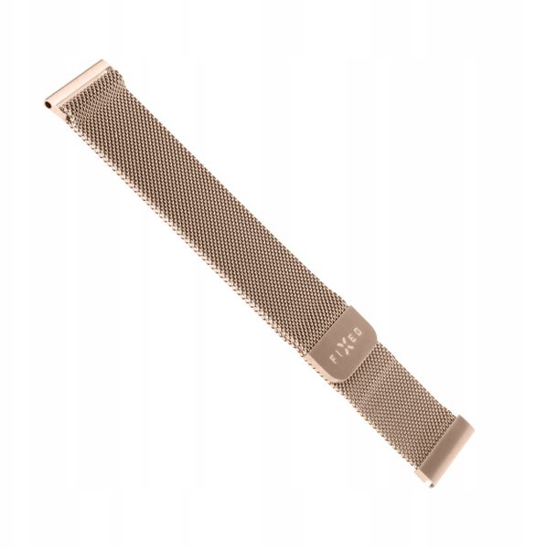 Fixed | Mesh Strap with Quick Release 20mm for Smartwatch | Rose gold. Czerwone zegarki smartwatch Fixed. Za 68.70 zł.