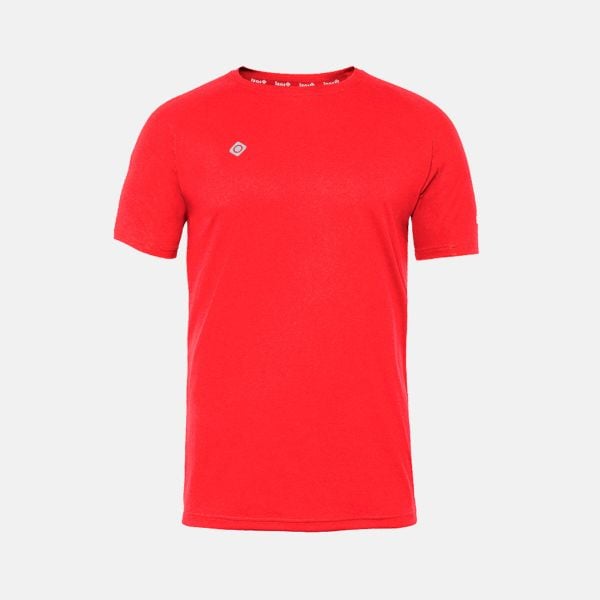Koszulka sportowa męska CREUS Izas basic. Czerwone t-shirty sportowe męskie IZAS, m, bez wzorów, sportowe, bez ramiączek. W wyprzedaży za 113.00 zł.