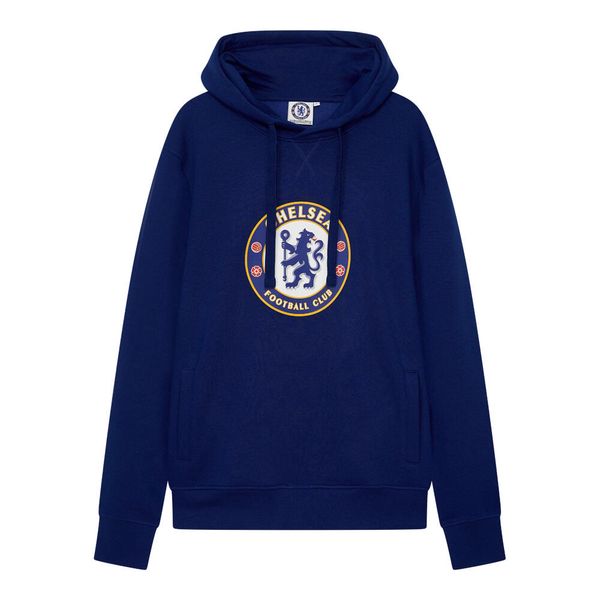 Chelsea bluza z kapturem dla dorośli. Niebieskie bluzy nierozpinane męskie CHELSEA, m, bez wzorów, z kapturem. W wyprzedaży za 189.99 zł.