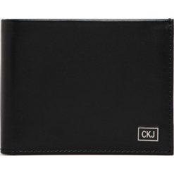 Calvin Klein Jeans - Portfel skórzany. Czarne portfele męskie Calvin Klein Jeans, bez wzorów, z jeansu. W wyprzedaży za 189.90 zł.