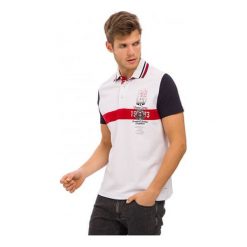 Galvanni Koszulka Polo Męska Astrup L Biała. Białe koszulki polo męskie Galvanni, l, bez wzorów, eleganckie, bez kołnierzyka, bez ramiączek. Za 219.00 zł.