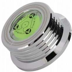 Gramofon Docisk płyt winylowych gramofonowy stabilizator winyli aluminiowy SREBRNY. Szare gramofony NoName. Za 52.99 zł.