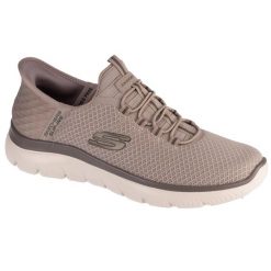Buty sportowe Sneakersy męskie, Skechers Summits - High Range Slip-Ins. Szare buty sportowe na co dzień męskie Skechers, l, bez wzorów, casualowe, bez ramiączek, bez kaptura. Za 329.99 zł.