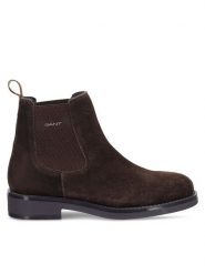 Gant Sztyblety 31653106 Brązowy. Brązowe sztyblety męskie Gant, ze skóry, bez obcasa, bez zapięcia. Za 609.99 zł.
