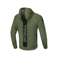 Bluza męska Pitbull rozpinana z kapturem Hermes. Zielone bluzy z kapturem męskie PITBULL, m, bez wzorów, z kapturem. Za 299.00 zł.