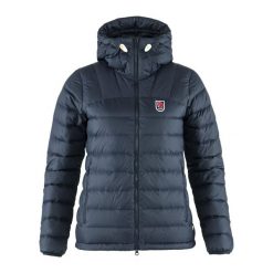 Kurtka puchowa Fjällräven Expedition Pack Down Hoodie. Niebieskie kurtki męskie Fjällräven, bez wzorów, z puchu, sportowe, bez ramiączek, bez kaptura. Za 1,229.00 zł.