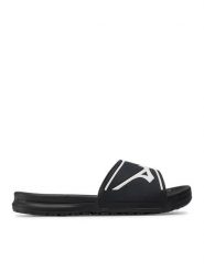 Mizuno Klapki Relax Slide 2 11GJ202000 Czarny. Czarne klapki i japonki męskie Mizuno, bez wzorów, z tworzywa sztucznego. Za 109.99 zł.