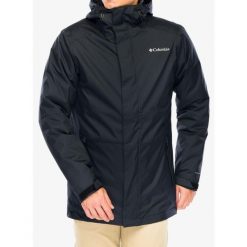 Kurtka 3w1 Columbia Point Park Interchange Jacket - black XL. Czarne kurtki męskie Columbia, xl, bez wzorów, sportowe, bez ramiączek, bez kaptura. Za 761.19 zł.