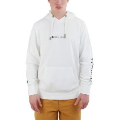 Bluza męska Fundango Talis z kapturem. Białe bluzy nierozpinane męskie Fundango, l, bez wzorów, z kapturem. W wyprzedaży za 258.32 zł.