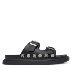 Klapki Just Cavalli. Czarne klapki i japonki męskie Just Cavalli, bez wzorów. Za 829.99 zł.