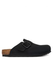 Birkenstock Klapki Boston Wire Buckle 1031585 Czarny. Czarne klapki i japonki męskie Birkenstock, bez wzorów, z nubiku. Za 719.99 zł.
