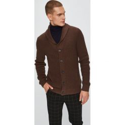 Produkt by Jack & Jones - Kardigan. Brązowe kardigany męskie PRODUKT by Jack & Jones. W wyprzedaży za 119.90 zł.